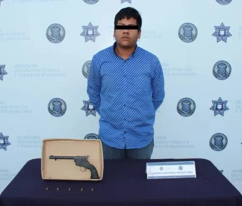 Detiene policía municipal de Puebla a probable responsable de homicidio