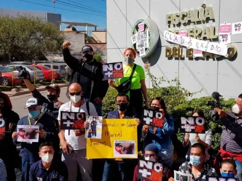 Por segundo día, protestan por homicidio de periodista en Guanajuato