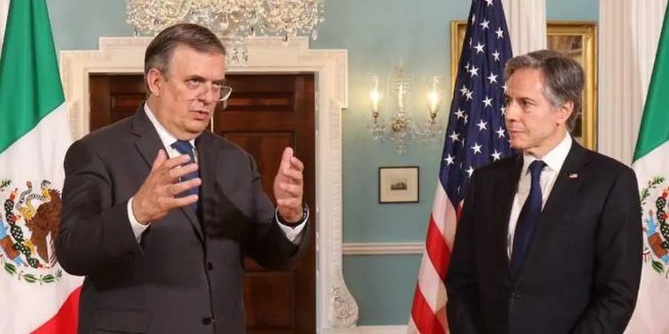 Marcelo Ebrard se reúne con secretario de Estado de EUA, Antony Blinken