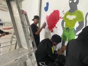 Conalep Puebla se une a Jornada Nacional de Tequios y Murales