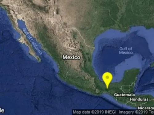 Se registra sismo de magnitud 5.4 en Veracruz