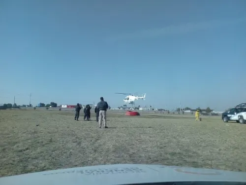 Aeronaves cistena combaten incendios en Tlachichuca y Ahuazotepec