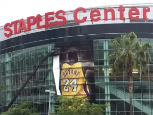 El Staples Center, listo para el adiós de Kobe Bryant