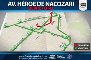 La SSPTM informa sobre los cierre viales para este 1 de noviembre