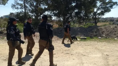 Se registra amplia movilización policíaca en calles de la colonia Francisco Javier Clavijero