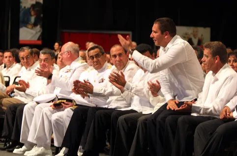 Asiste RMV a segundo informe de Javier Duarte de Ochoa