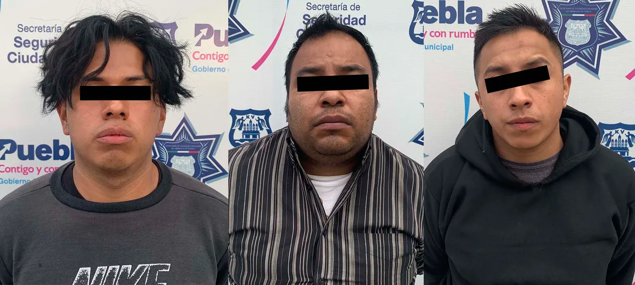 Detiene policía municipal a tres integrantes de “Los Gallos”, grupo delictivo dedicado al robo a negocio