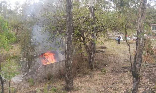 Se registra explosión en bodega clandestina de pólvora en Tepontla; no hay lesionados