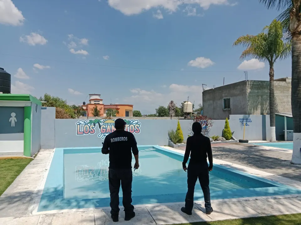 Supervisan balnearios en San Pedro Cholula previo a Semana Santa para garantizar seguridad