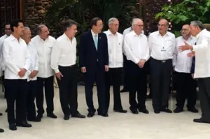Peña Nieto atestigua firma de acuerdos de paz entre Colombia y FARC