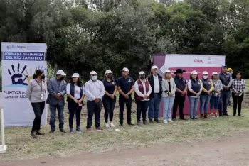 Inicia Ayuntamiento de San Andrés Cholula limpieza del río Zapatero