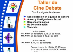 IPM sensibiliza sobre violencia de género con taller de cine debate