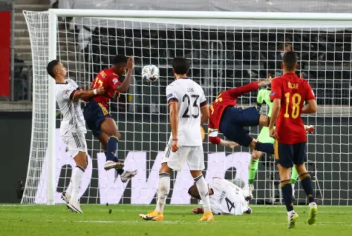 España empata 1-1 contra Alemania por la Liga de las Naciones de la UEFA